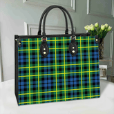 Clan Campbell Of Breadalbane Ancient Tartan Leather Bag EO24 Clan Campbell of Breadalbane Tartan Today